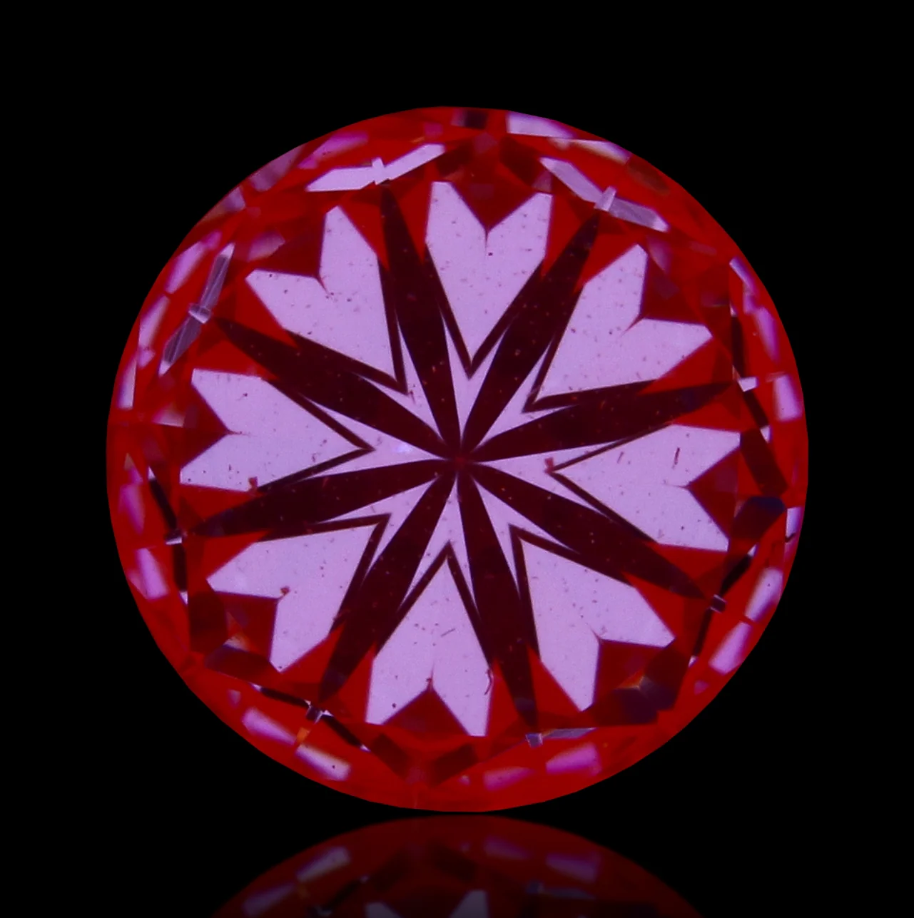 0.578 Carat Hearts On Fire Round Brilliant Diamond SI1 Clarity I Color AGS Certified - Image 6