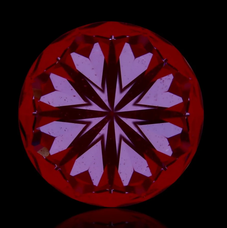 1.008 Carat Hearts On Fire Round Brilliant Diamond VVS2 Clarity I Color AGS Certified - Image 6