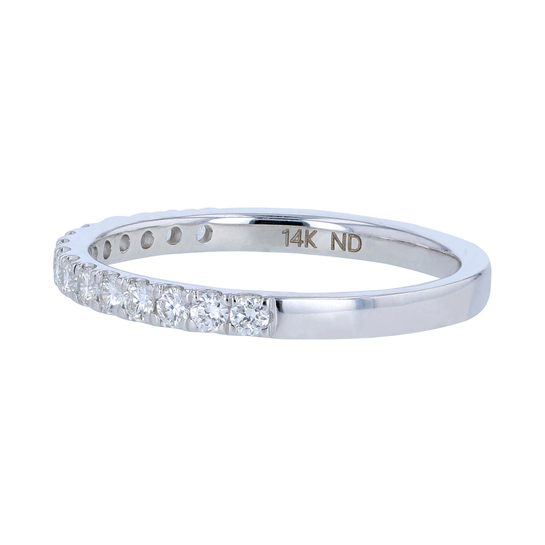 14K 0.32 CTW Diamond Wedding Band - Image 2
