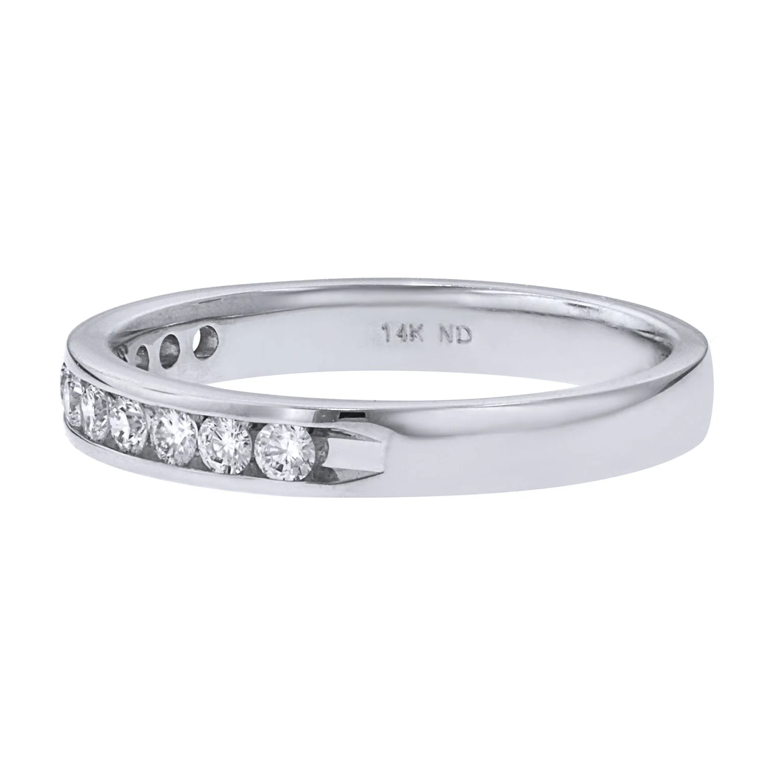 14K 0.33 CTW Diamond Channel Wedding Ring - Image 2