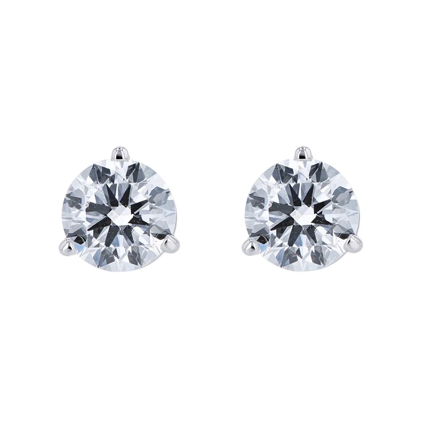 14K 1.40 CTW Lab Grown Diamond Stud Earrings (E, VS1)