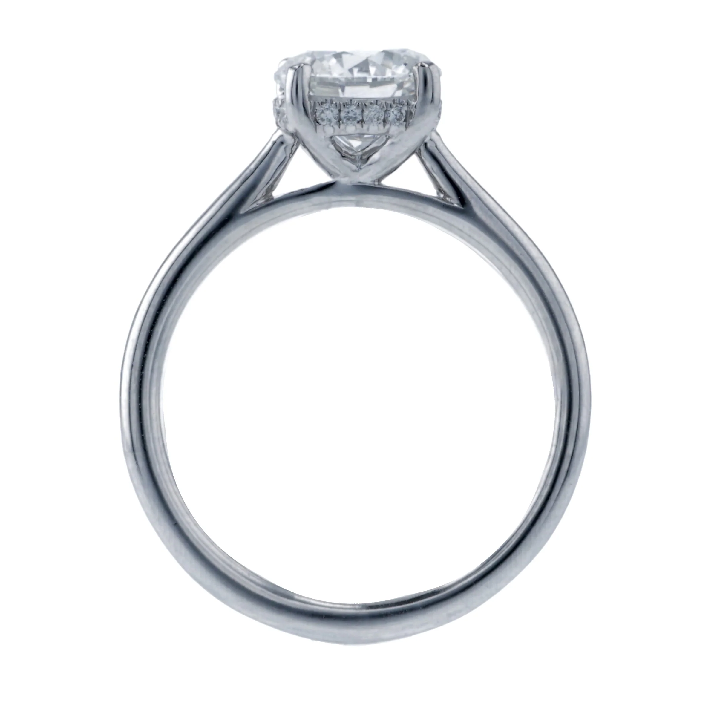 14K 1.51 Carat Lab Grown Diamond Solitaire Engagement Ring - Image 3