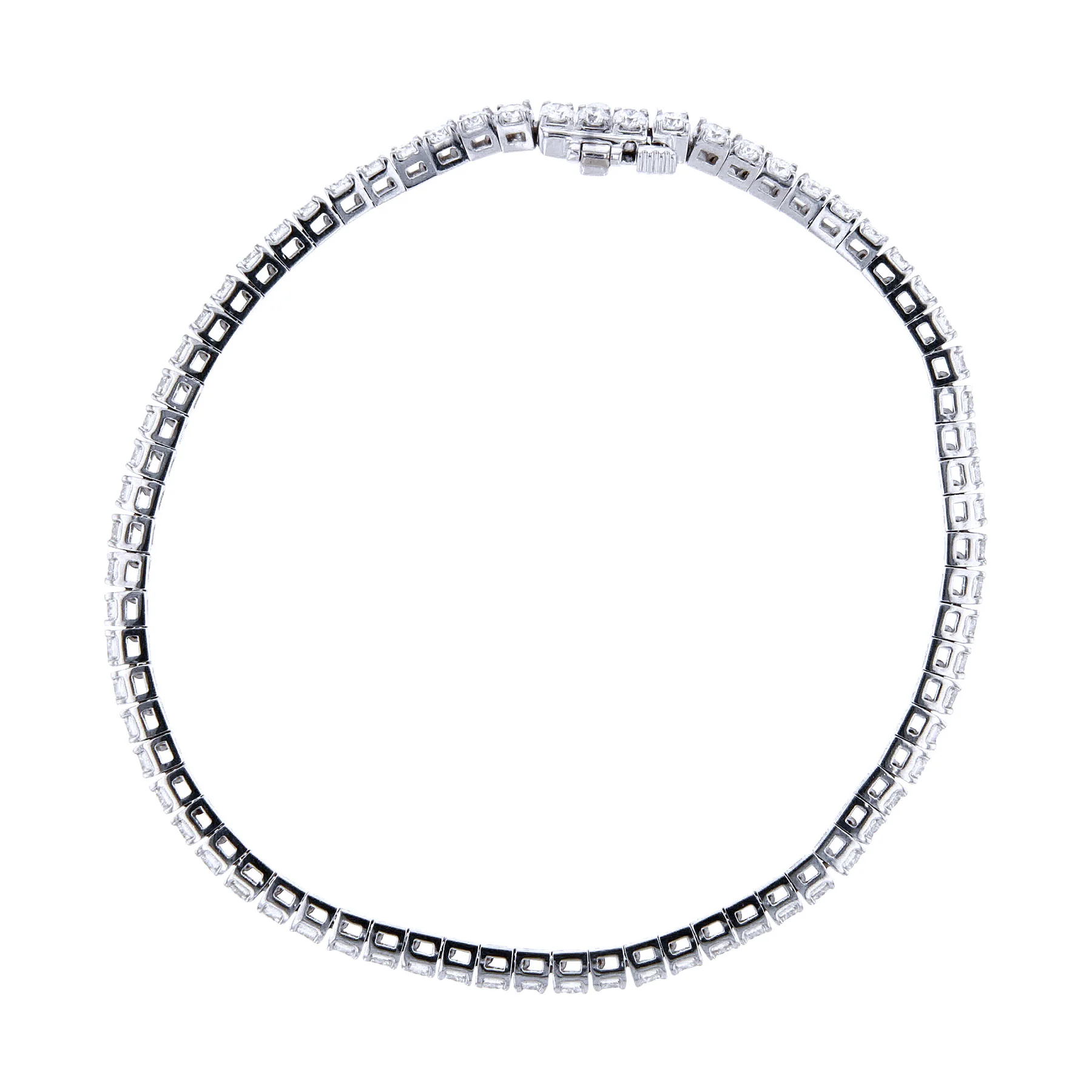14K 3.11 CTW Diamond Tennis Bracelet - Image 2