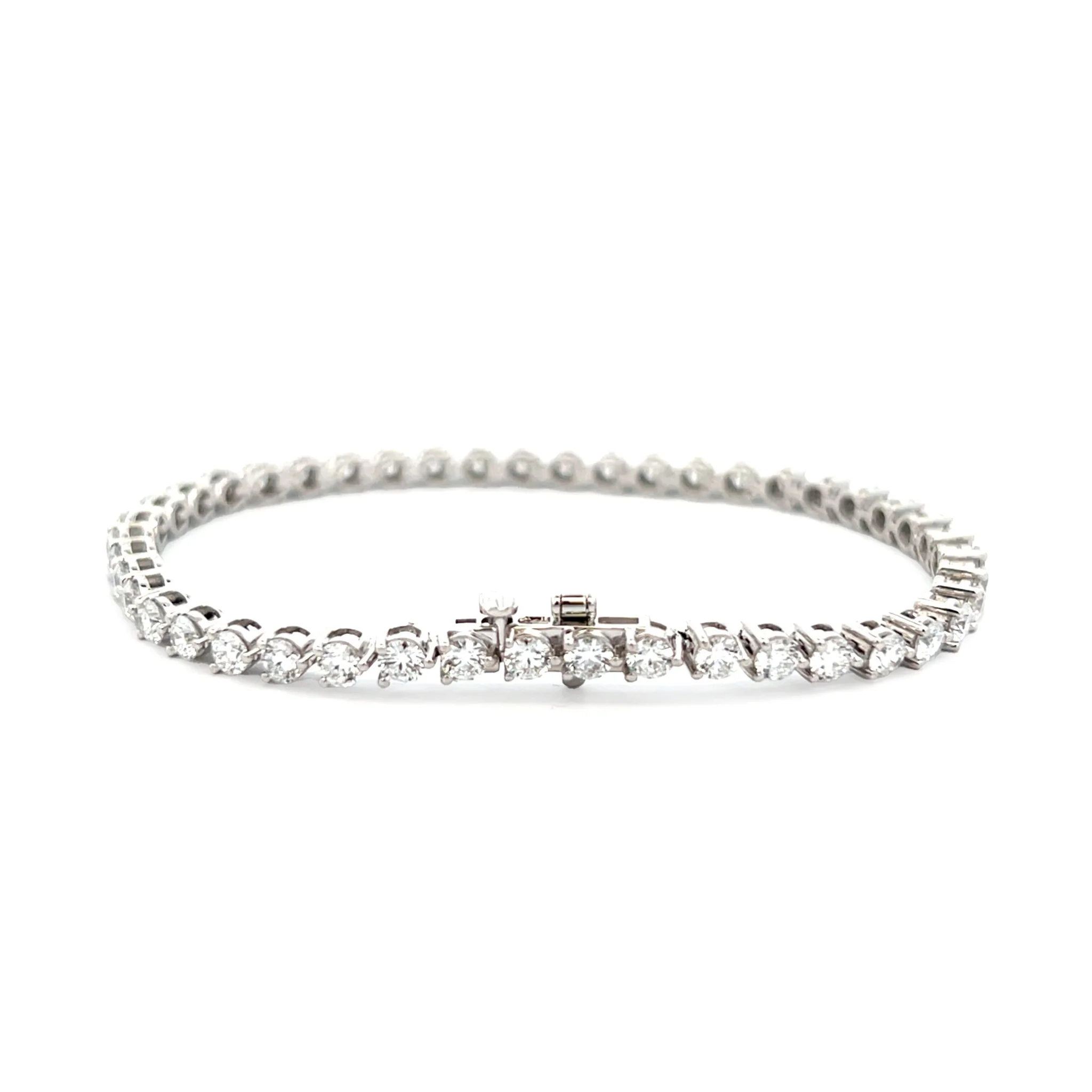 14K 5.09 CTW Lab Grown Diamond Tennis Bracelet - Image 2