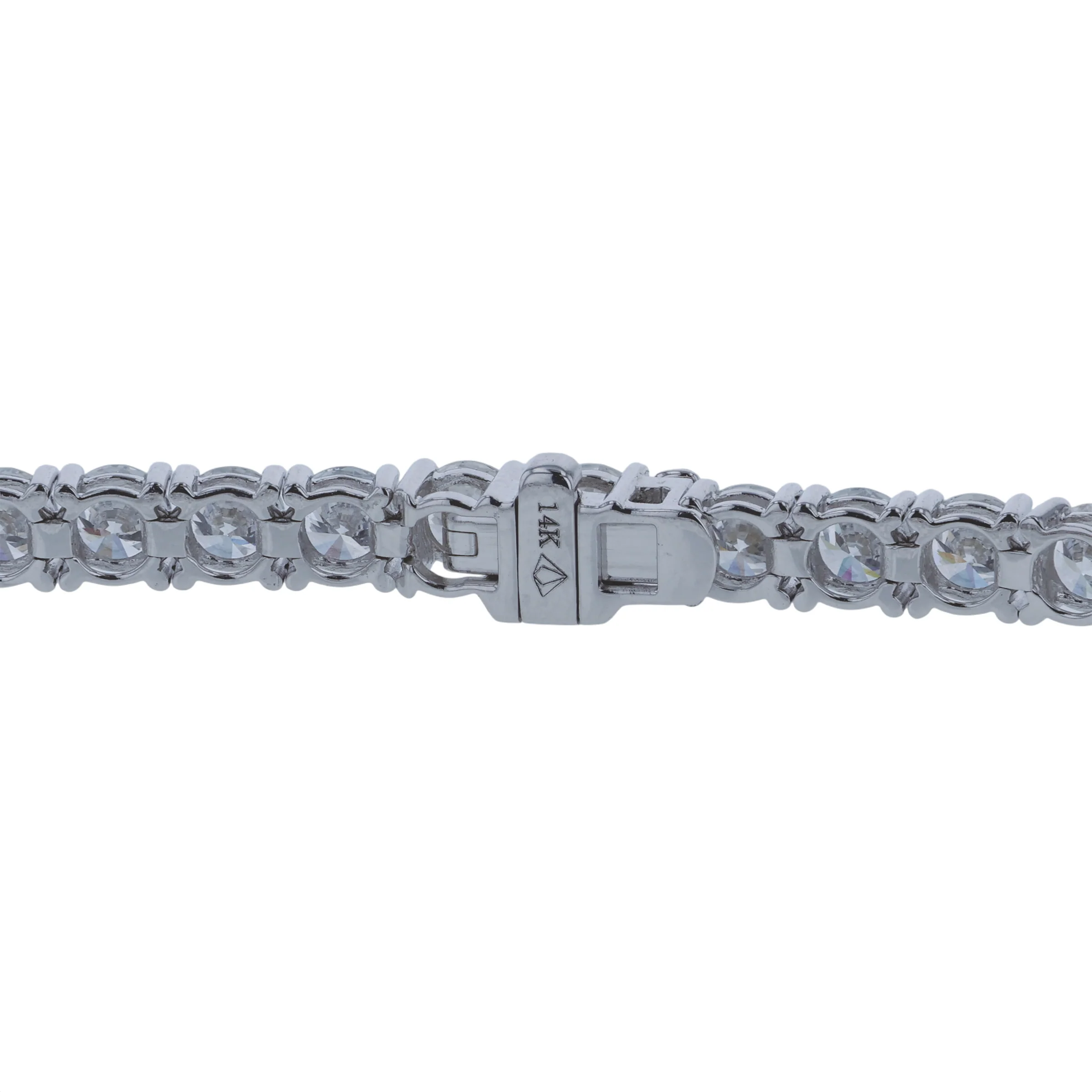 14K Lab Grown Diamond Tennis Bracelet - 10.34ctw - Image 2