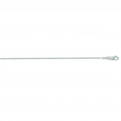14K White Gold 1.5MM 20 Inch Round Cable Chain