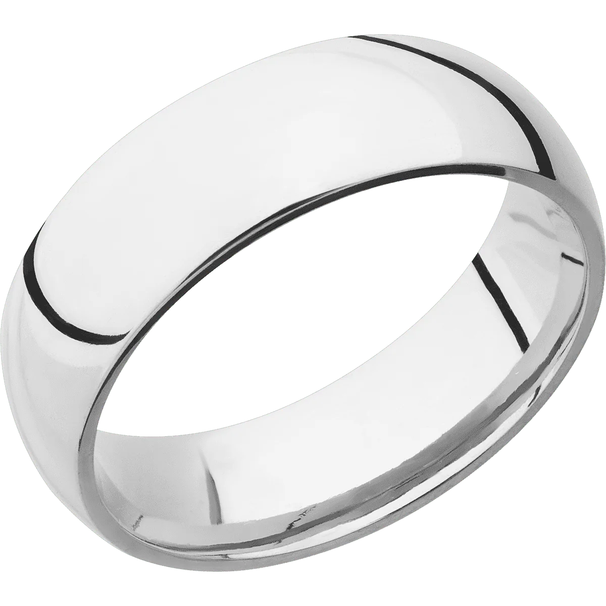 14K White Gold + Polish Finish - Image 2