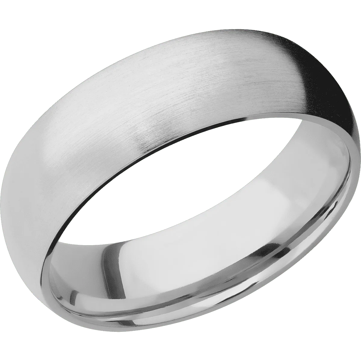 14K White Gold + Satin Finish - Image 2