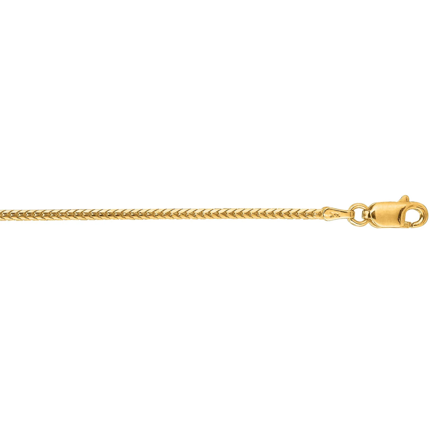 14K Yellow Gold Franco Chain