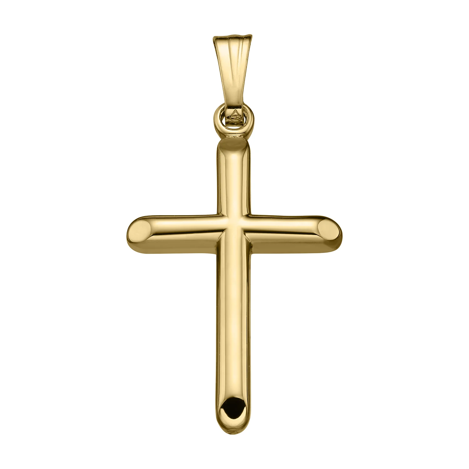 14K Yellow Gold Cross Pendant