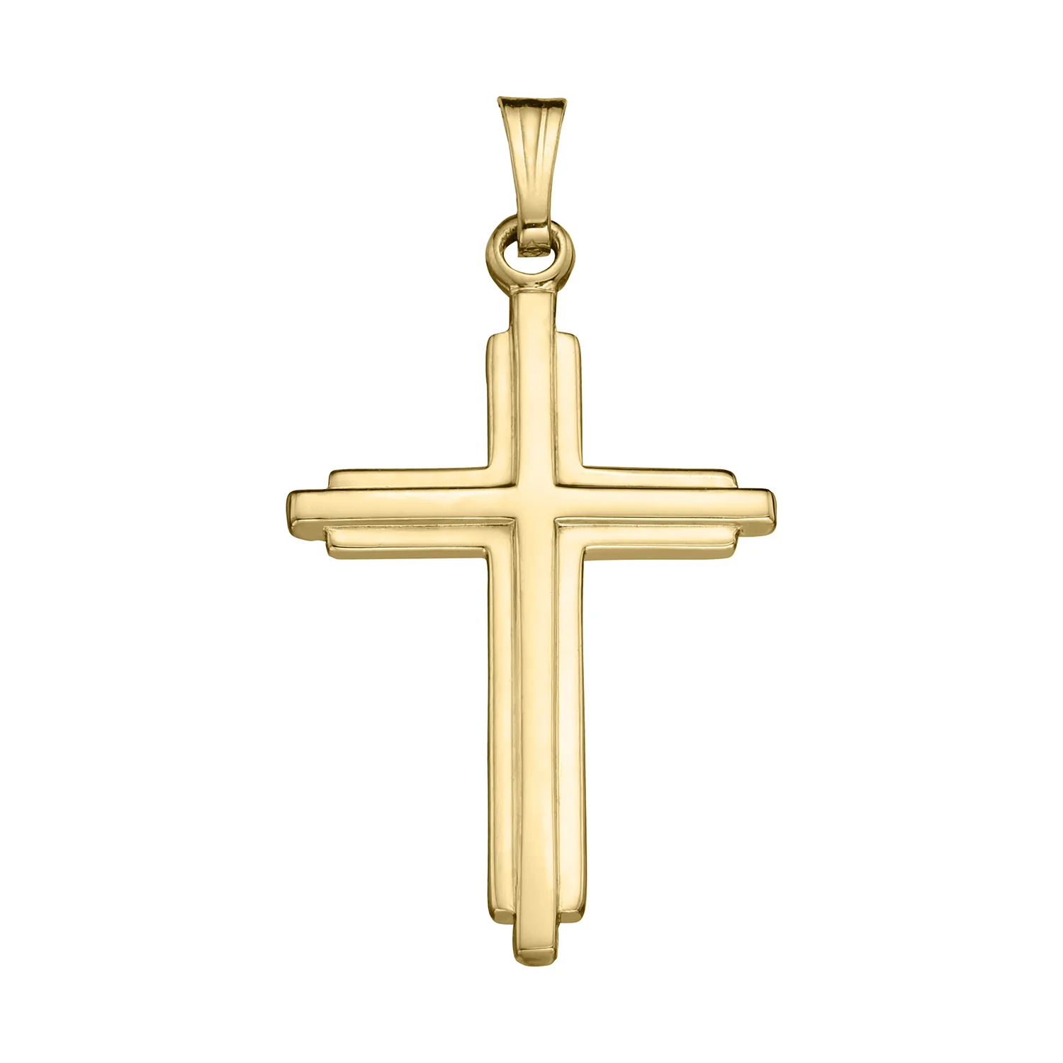 14K Yellow Gold Cross Pendant
