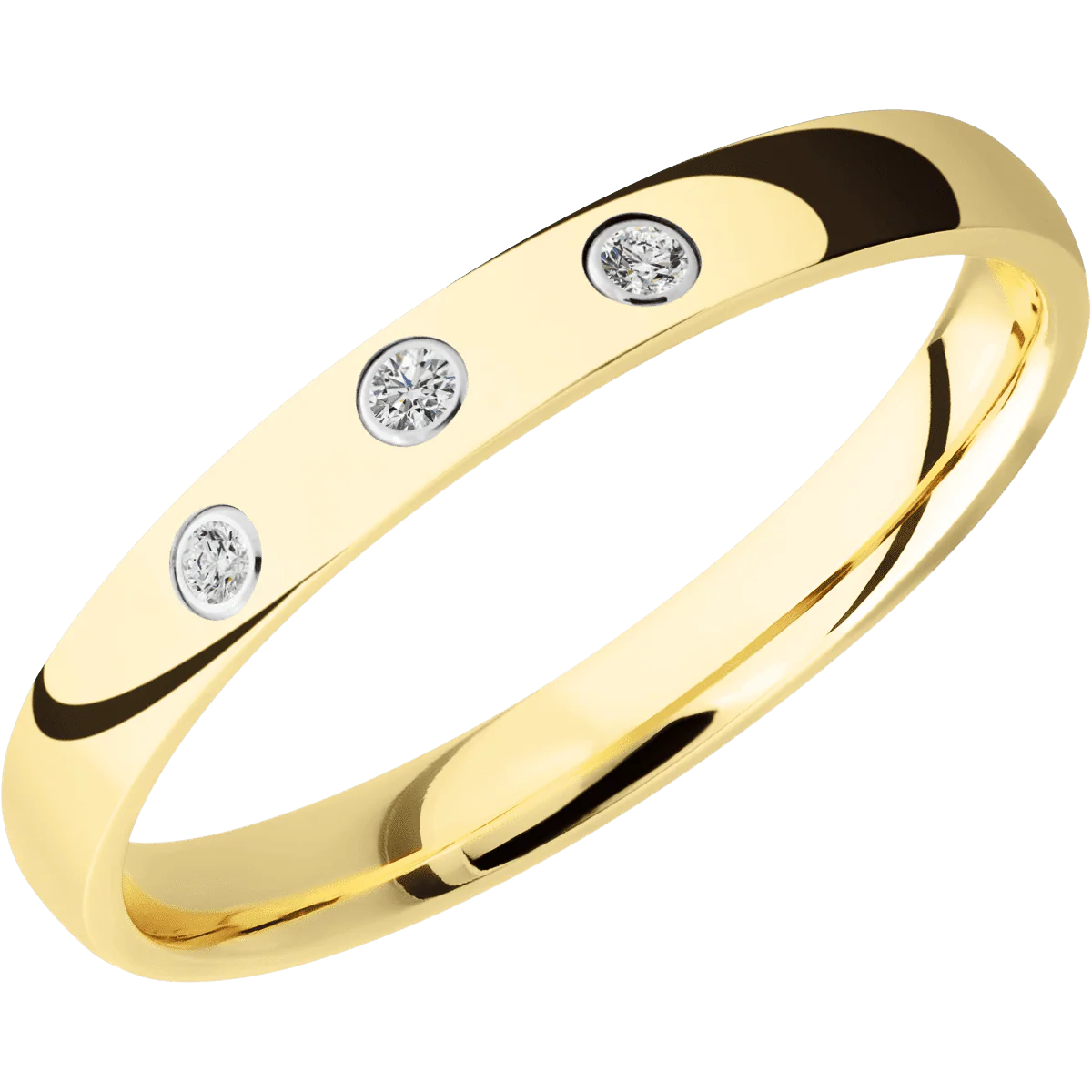 14K Yellow Gold + Polish Finish - Image 2