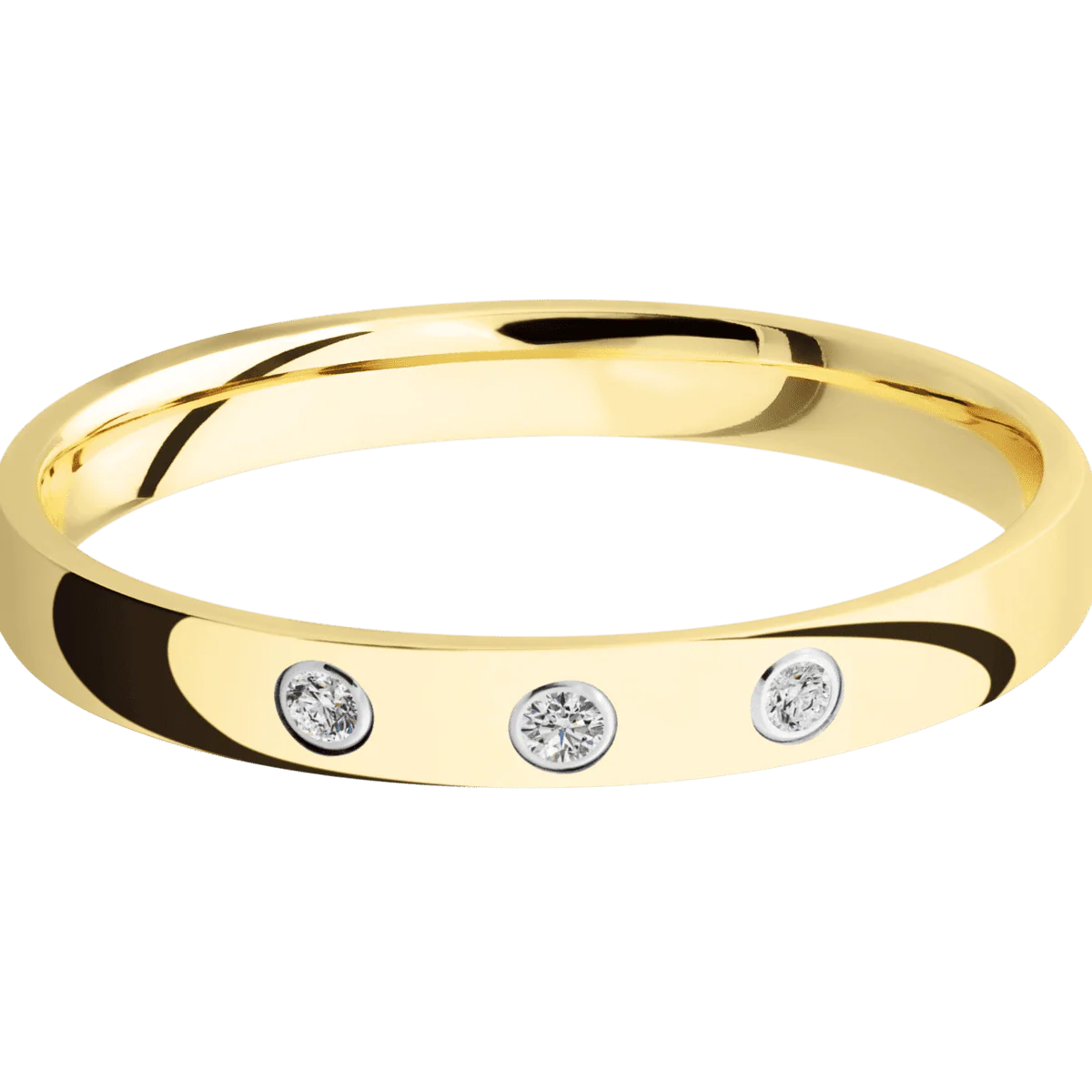 14K Yellow Gold + Polish Finish - Image 3