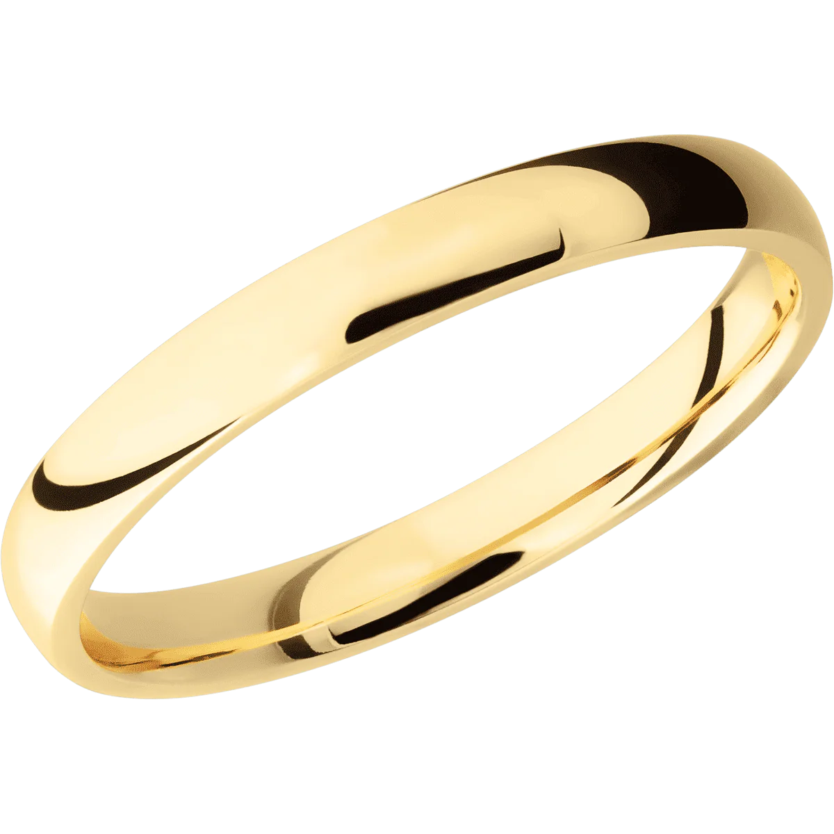 14K Yellow Gold + Polish Finish - Image 2