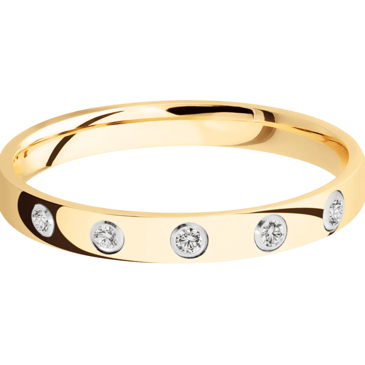 14K Yellow Gold + Polish Finish - Image 3