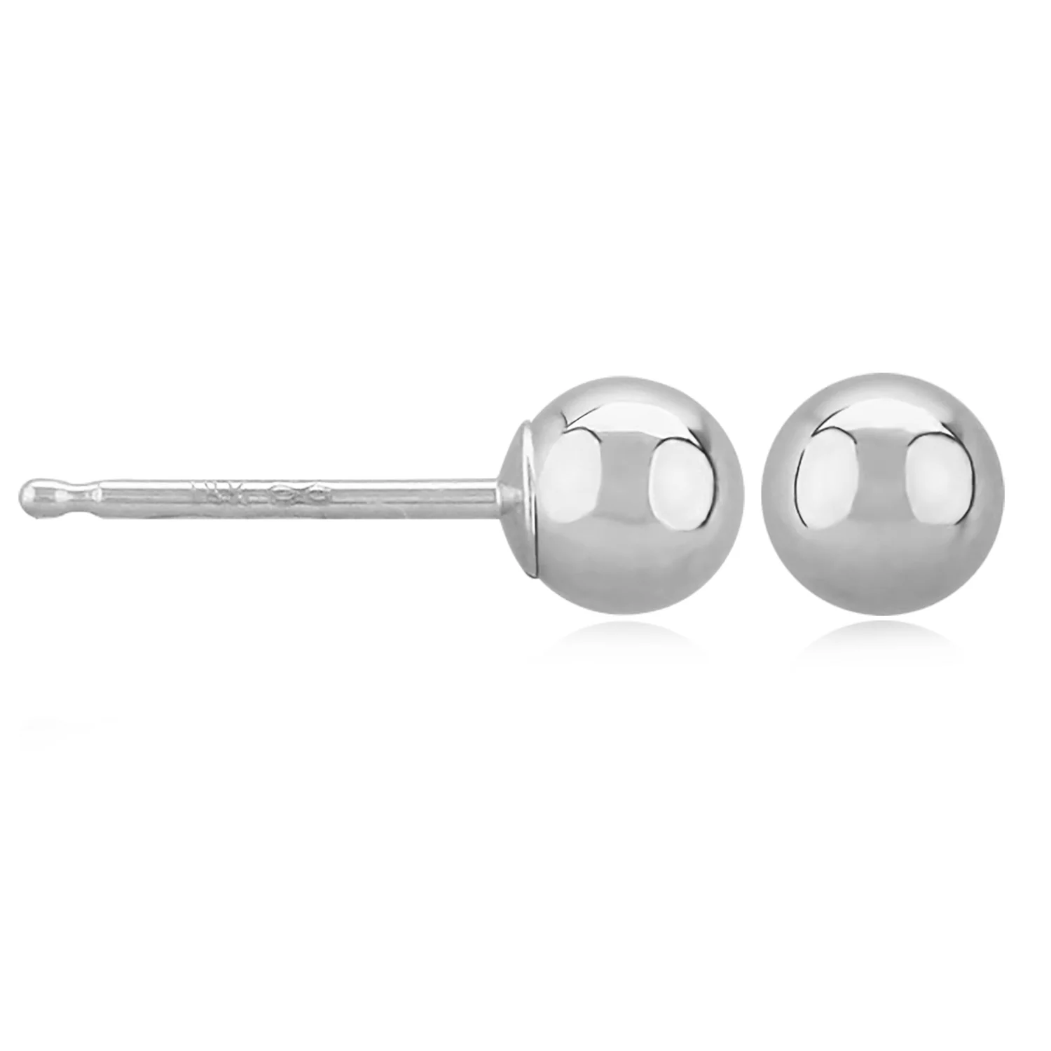 14K 5mm Ball Stud Earrings