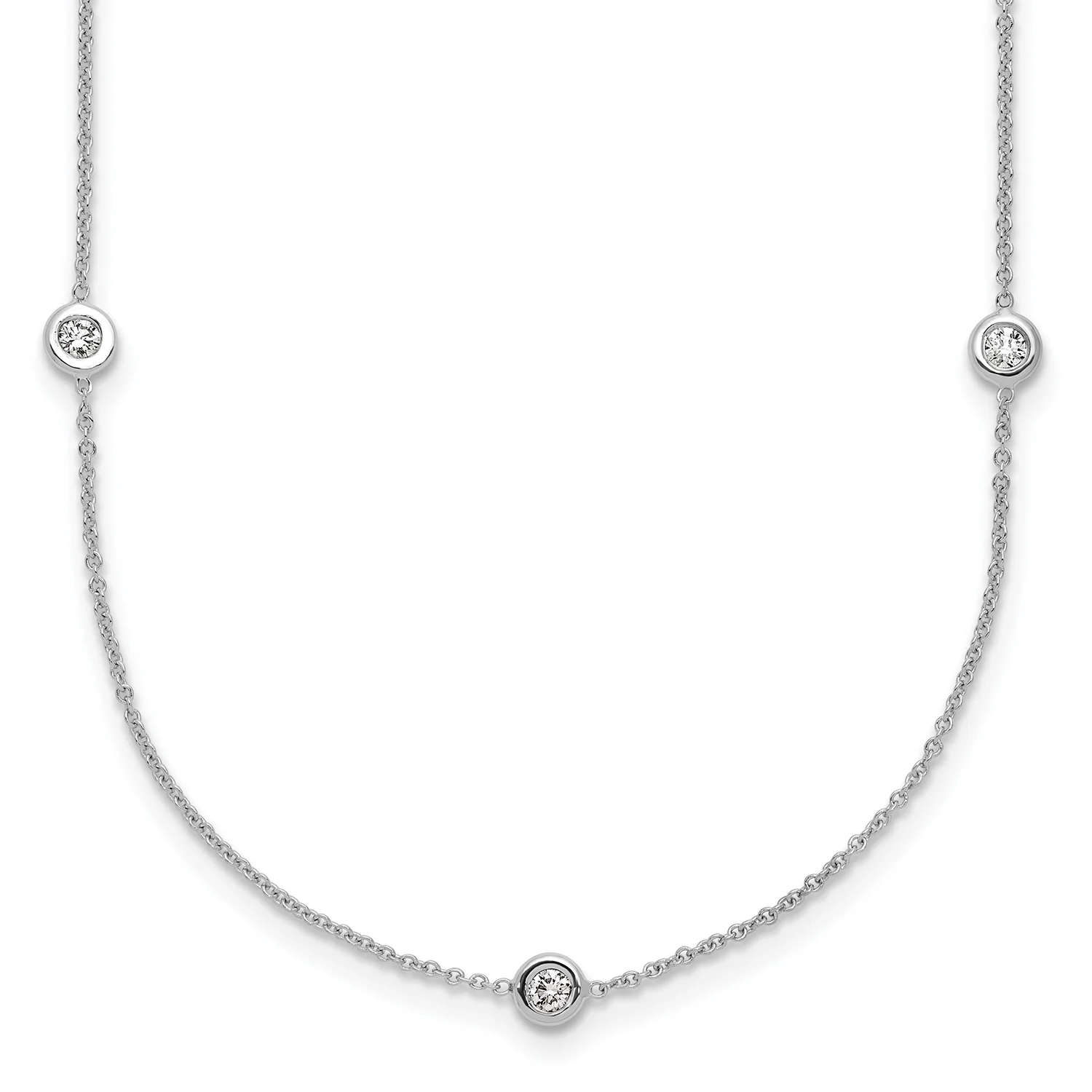 18K 0.35 CTW DBY Necklace - Image 2