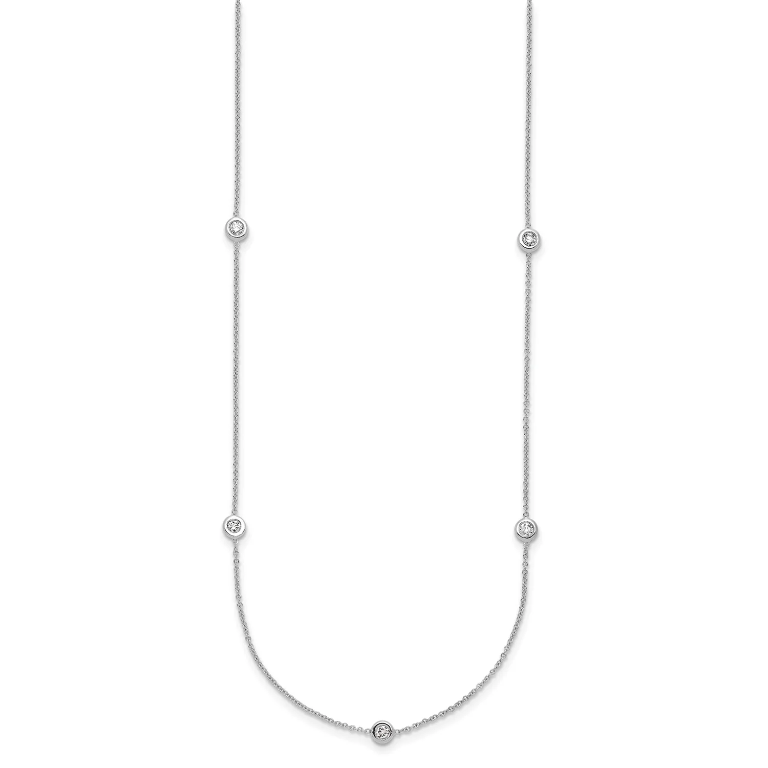 18K 0.35 CTW DBY Necklace - Image 3