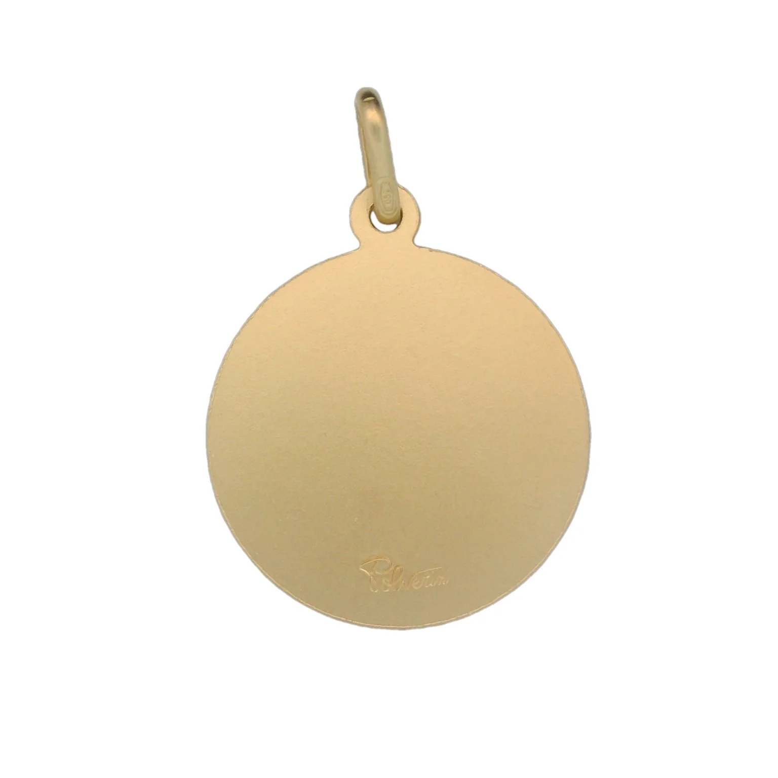 Italian 18K Coined St. Christopher Medal - 19MM - Image 2