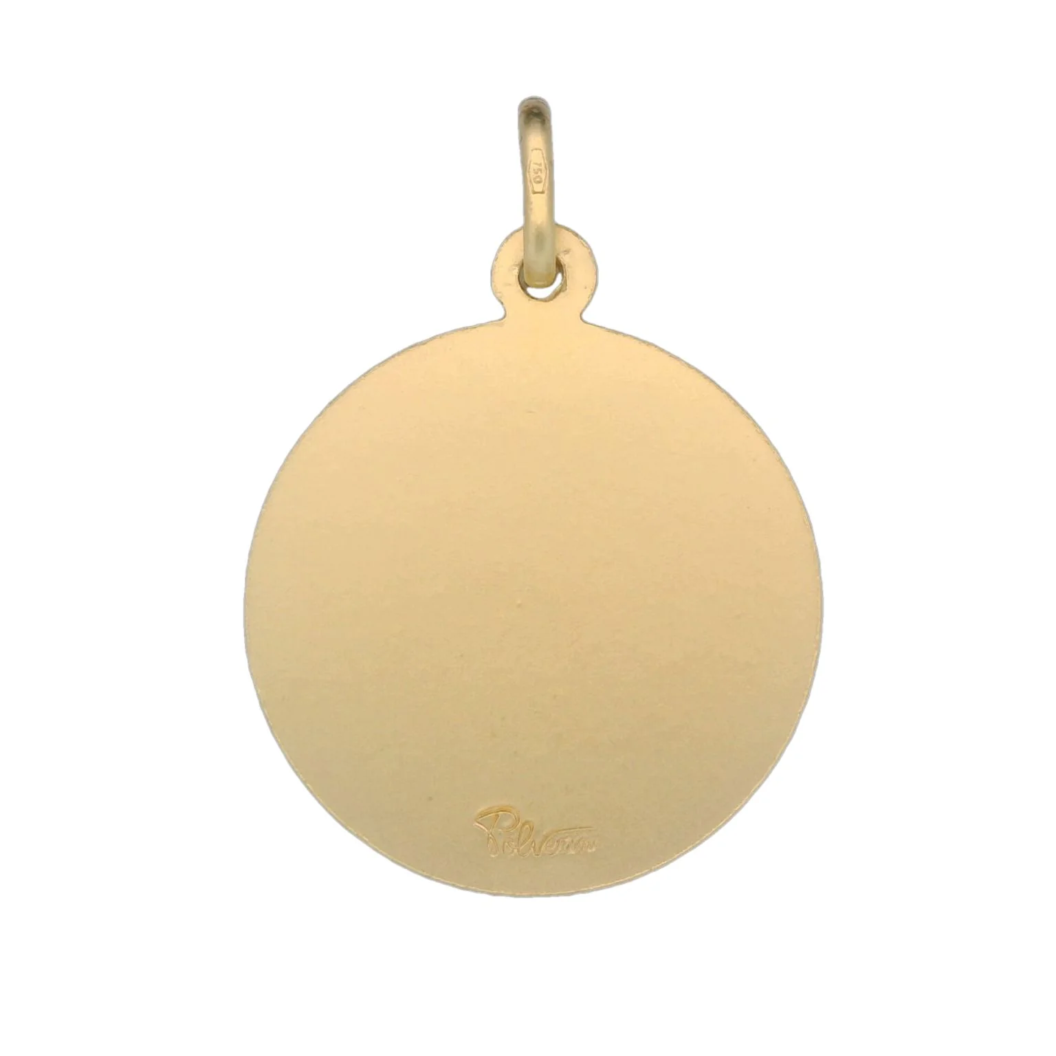 Italian 18K Coined St. Joseph Medal - 21MM - Image 2