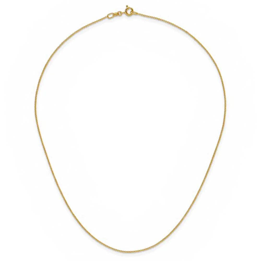 18K Yellow Gold Cable Chain