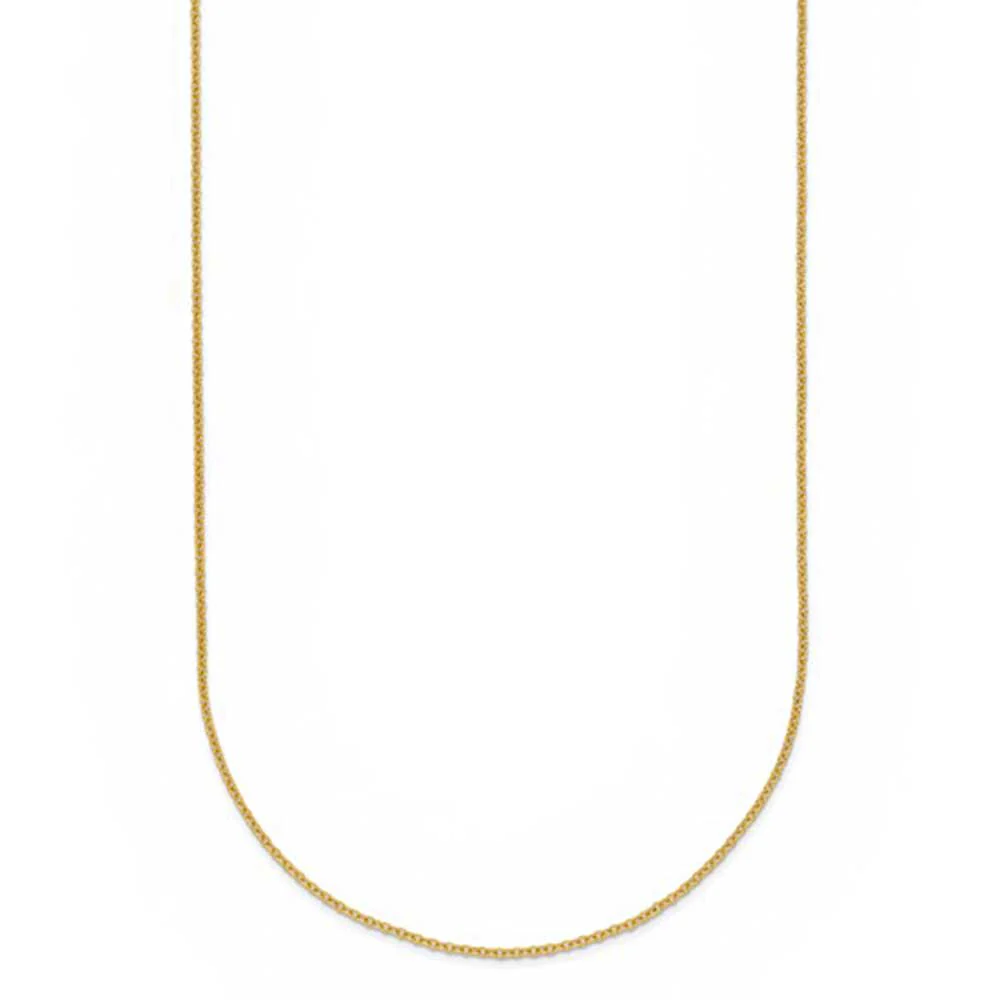18K Yellow Gold Cable Chain - Image 2