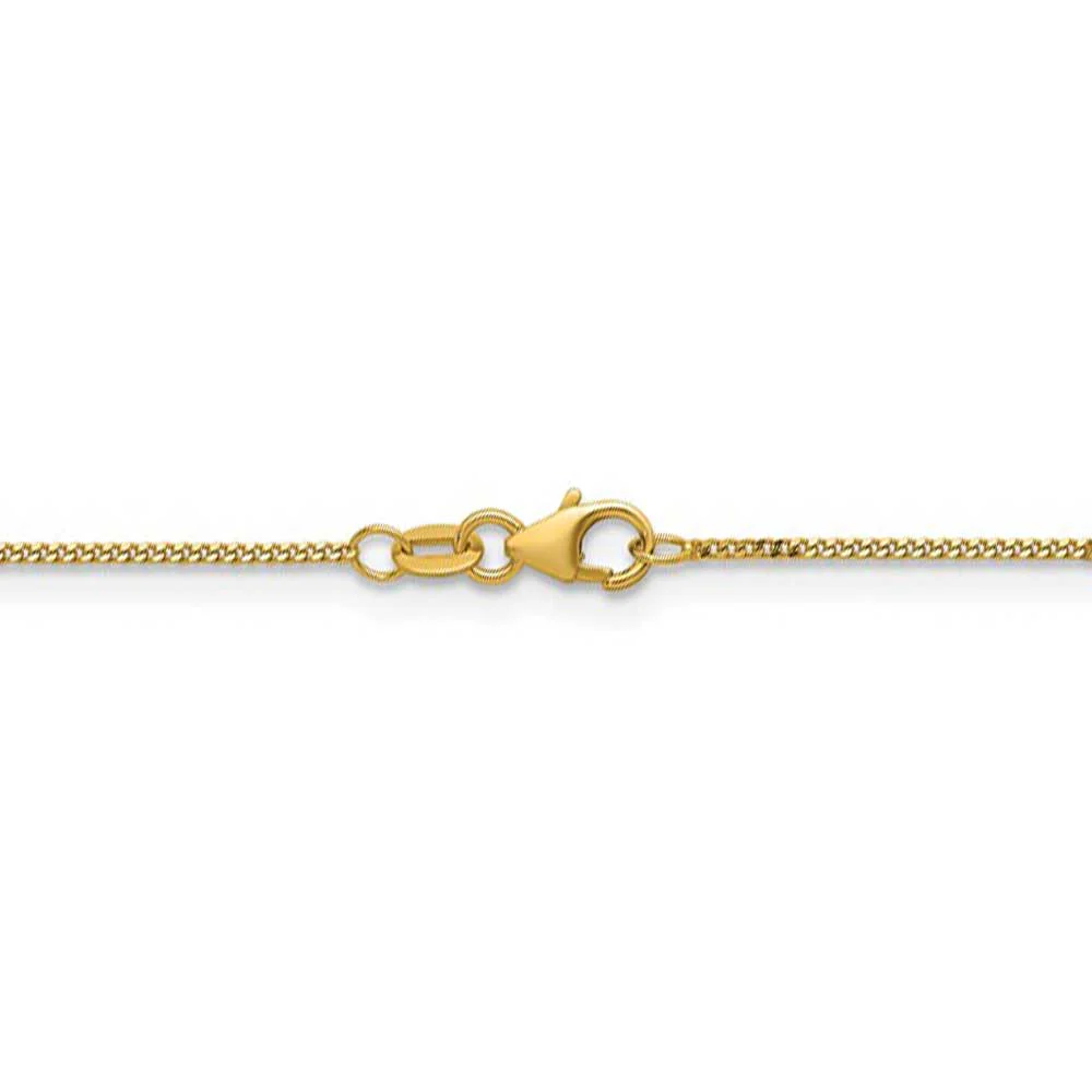 18K Yellow Gold  Curb Chain - Image 3