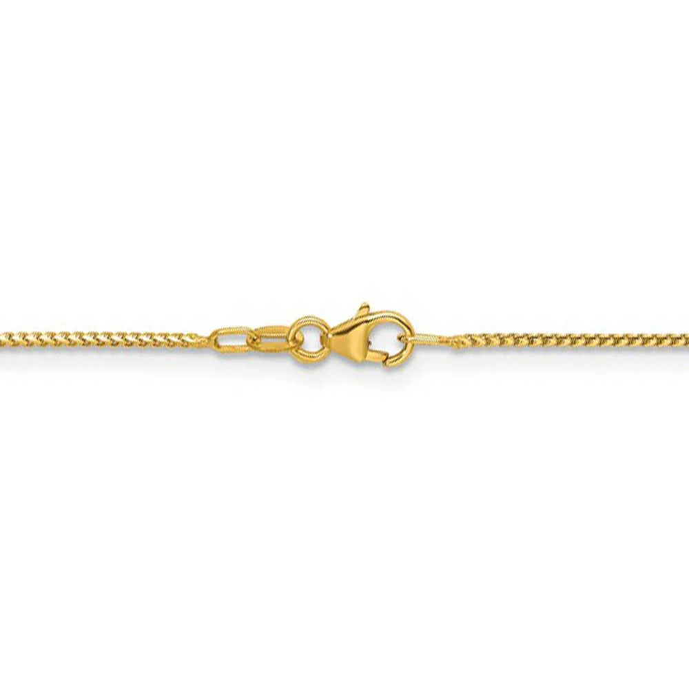 18K Yellow Gold 18 Inch Franco Chain - Image 3
