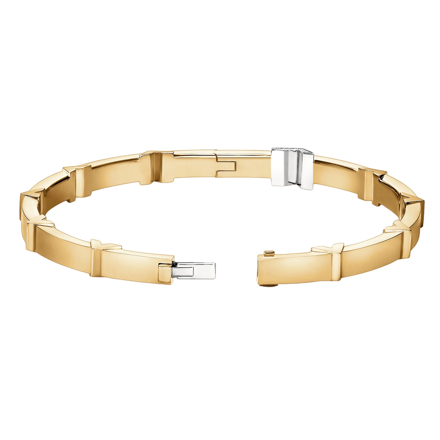 Hearts On Fire 18K Copley Architectural Bangle - Image 4