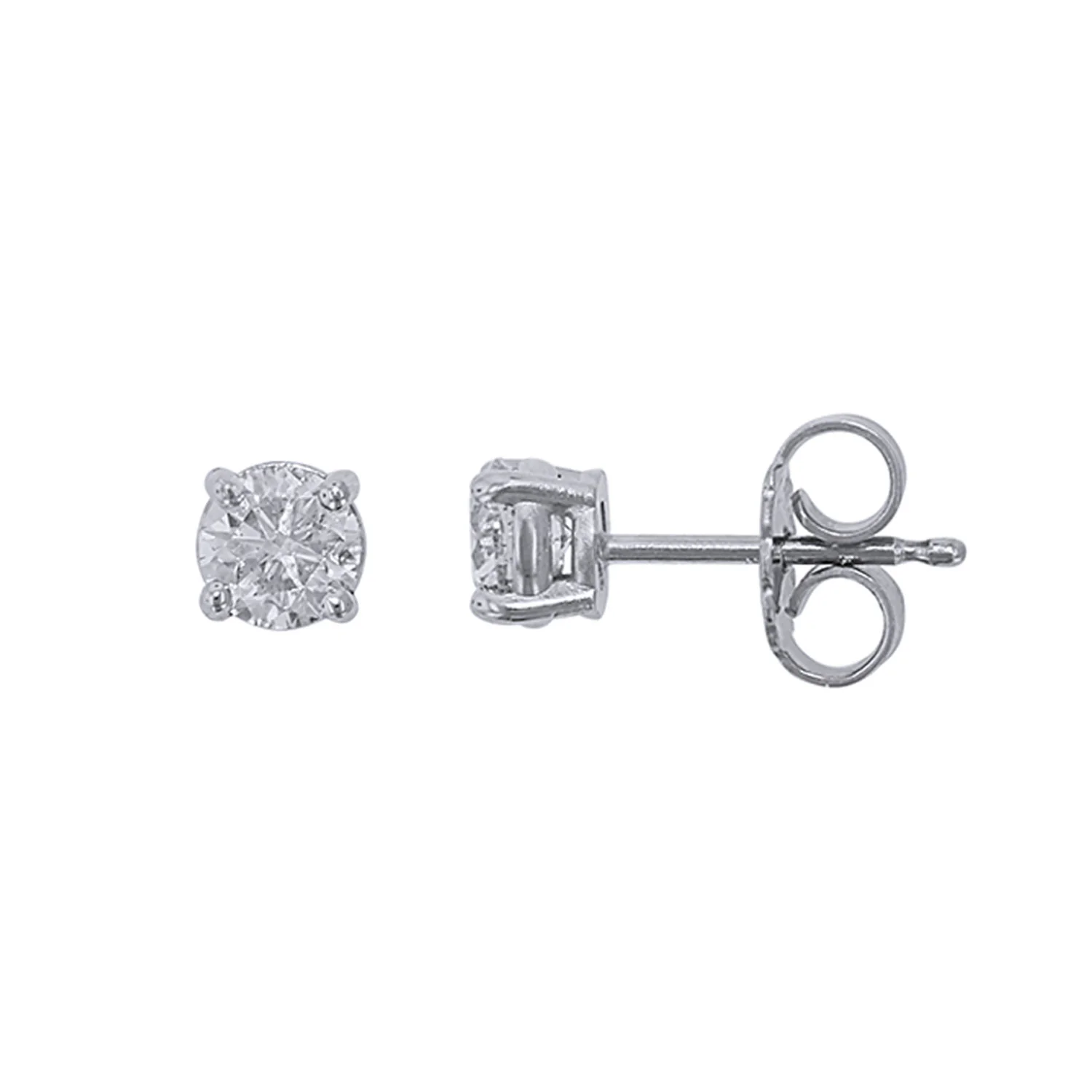 14K 0.68 CTW Diamond Stud Earrings (G-H, SI2) - Image 2