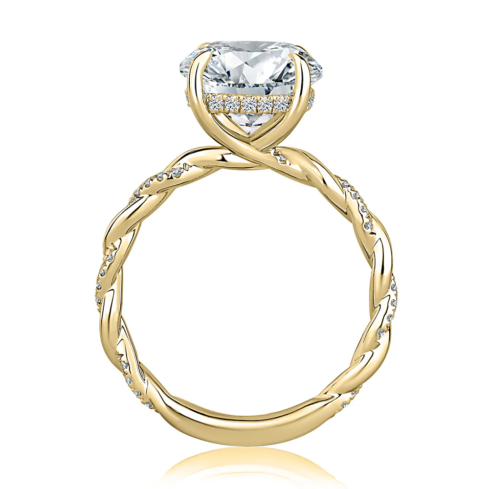 A.JAFFE 14K Diamond Engagement Ring - Image 2