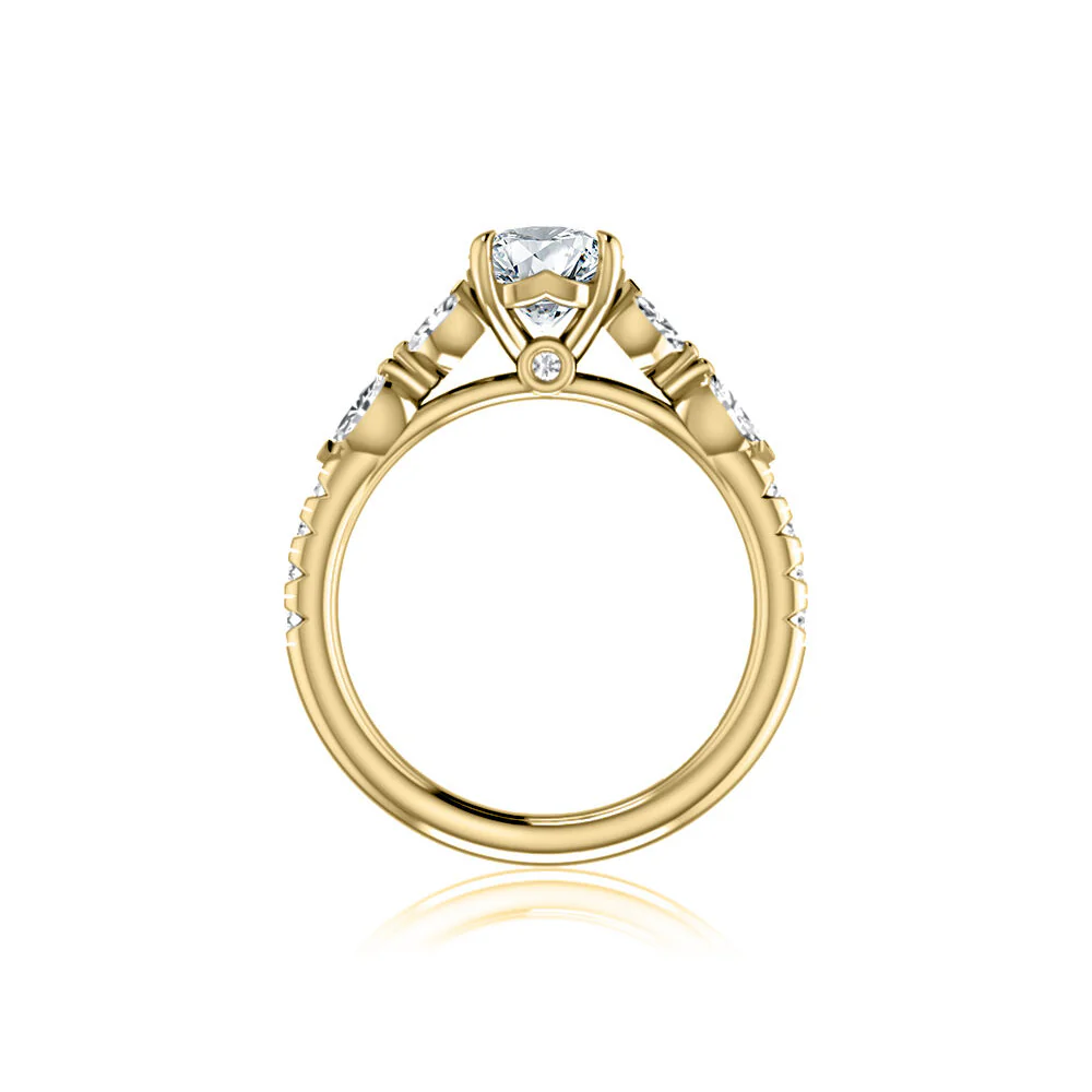 A.JAFFE 14K Diamond Engagement Ring - Image 2