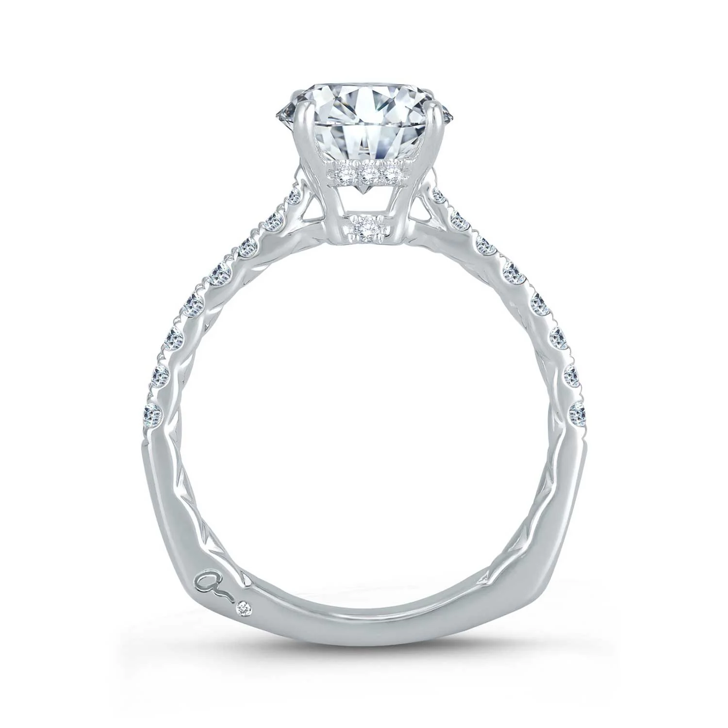 A.JAFFE 14K Diamond Engagement Ring - Image 2