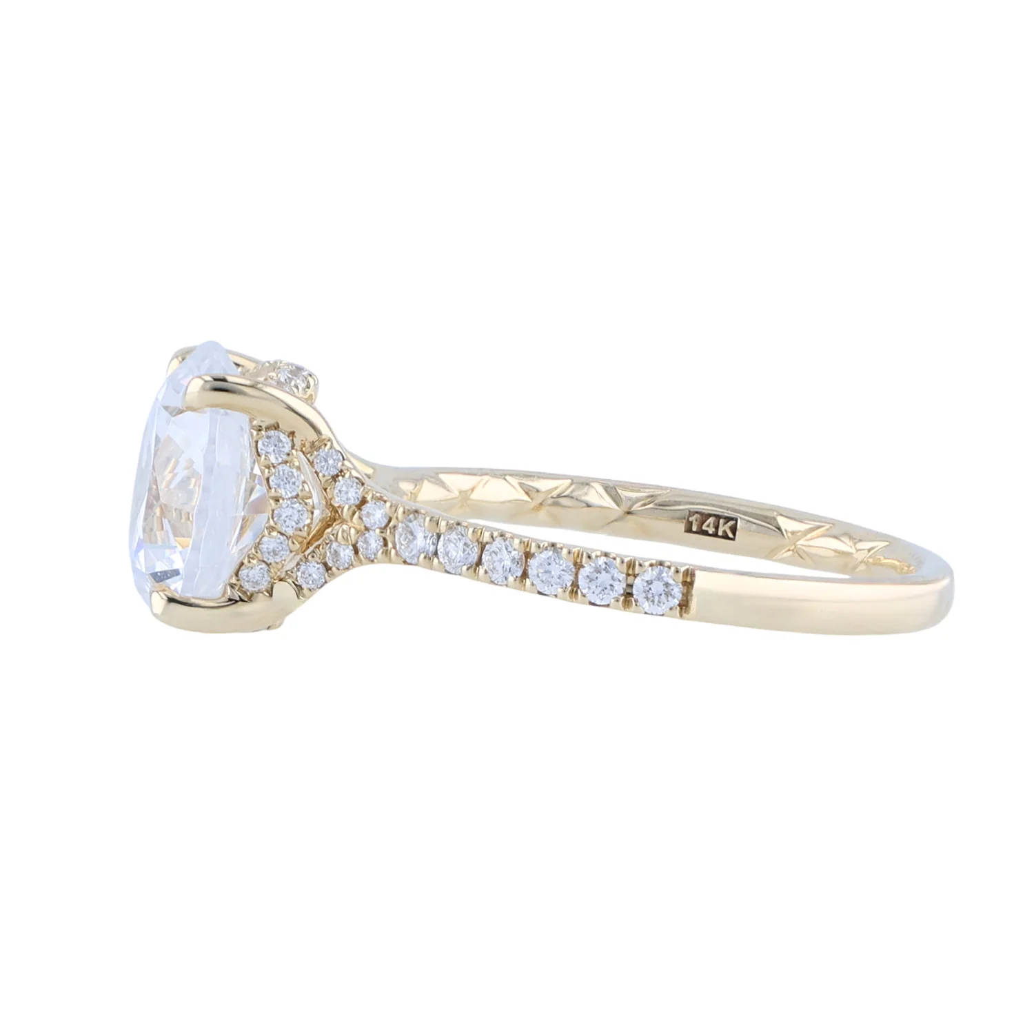 A.JAFFE 14K Diamond Engagement Ring - Image 2