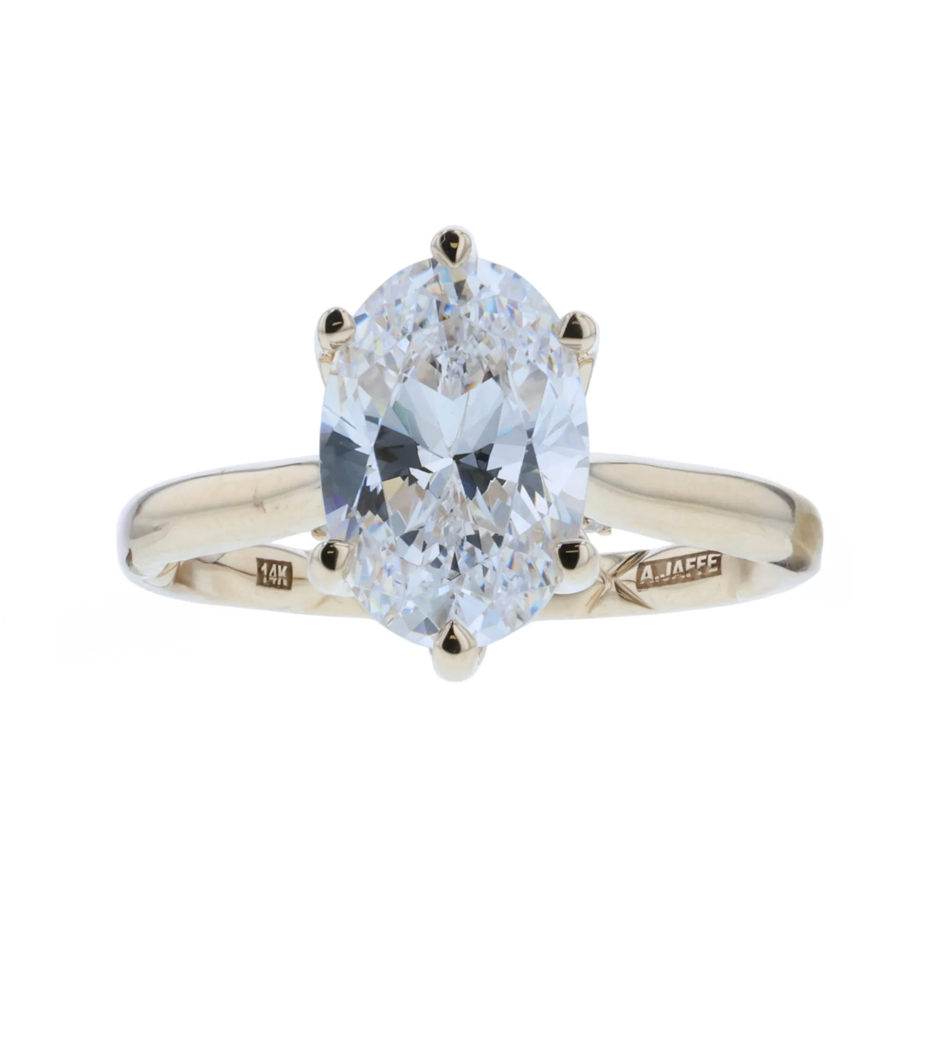A.JAFFE 14K Diamond Engagement Ring