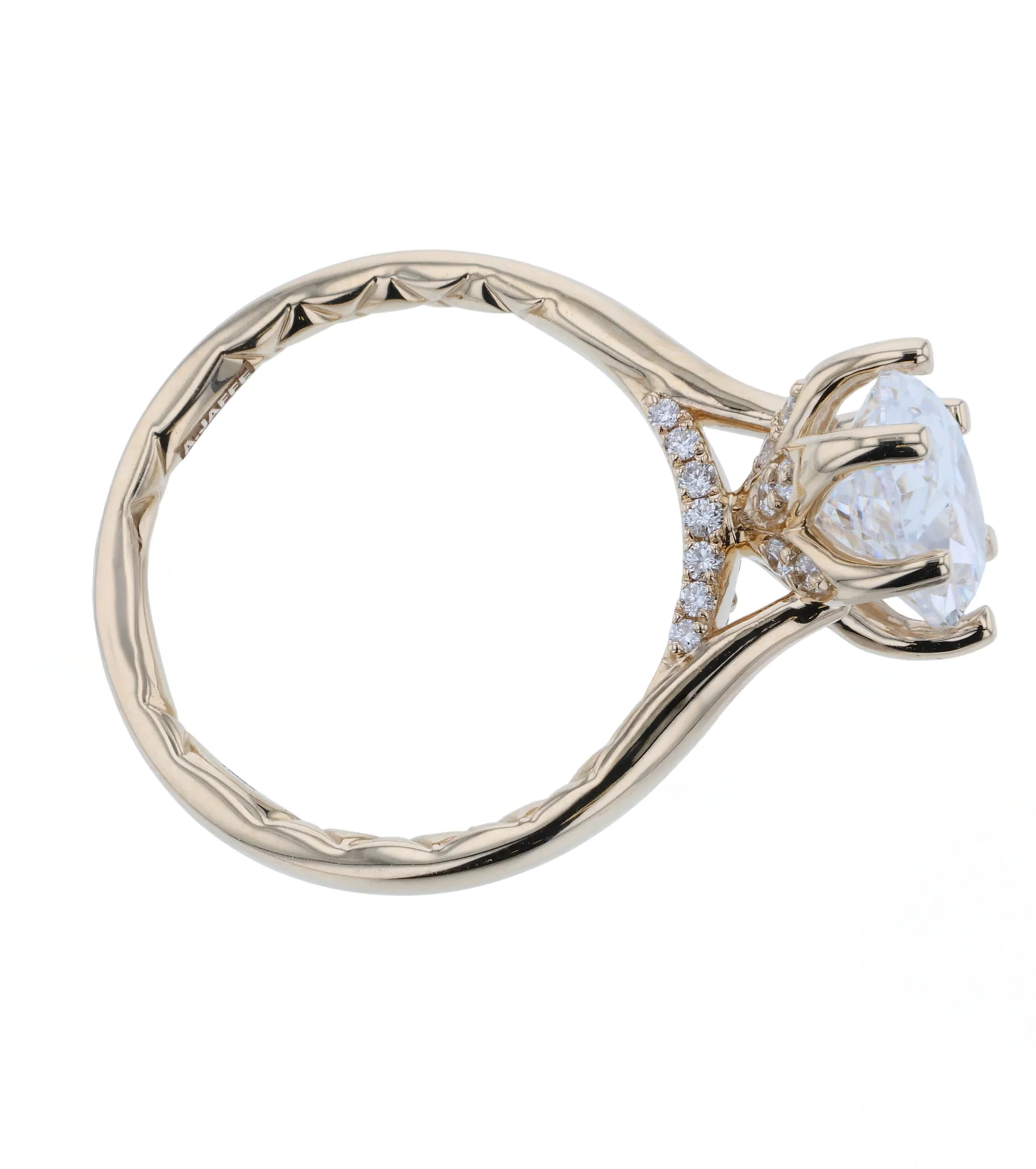 A.JAFFE 14K Diamond Engagement Ring - Image 2