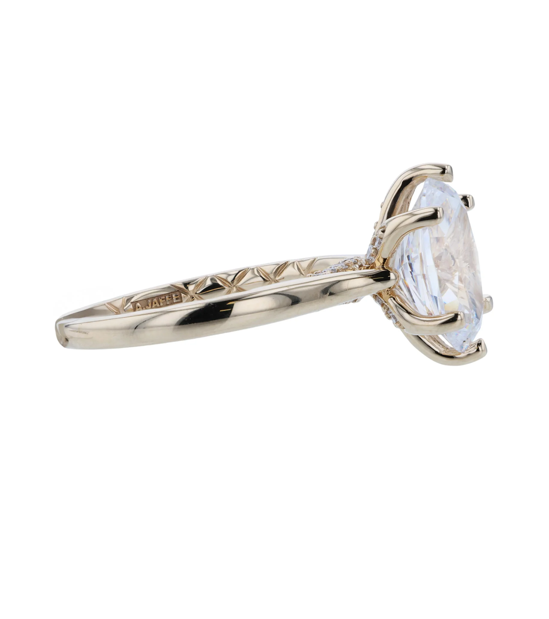 A.JAFFE 14K Diamond Engagement Ring - Image 3