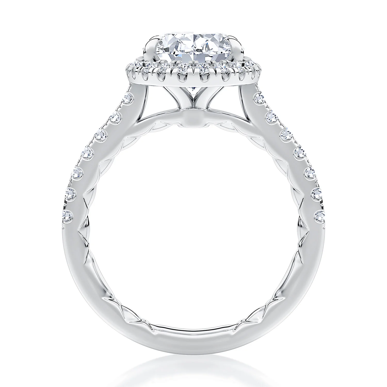 A.JAFFE 14K Diamond Engagement Ring MECOV2920Q - Image 2
