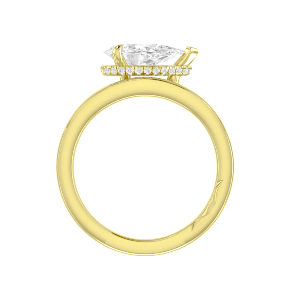 A.JAFFE 14K Diamond Engagement Ring MECPS3104L/211 - Image 3
