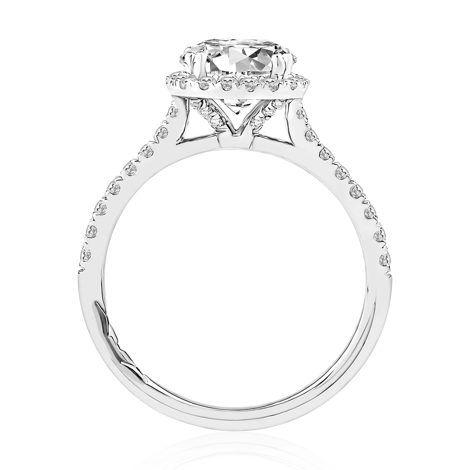 A.JAFFE 14K Diamond Engagement Ring - Image 2