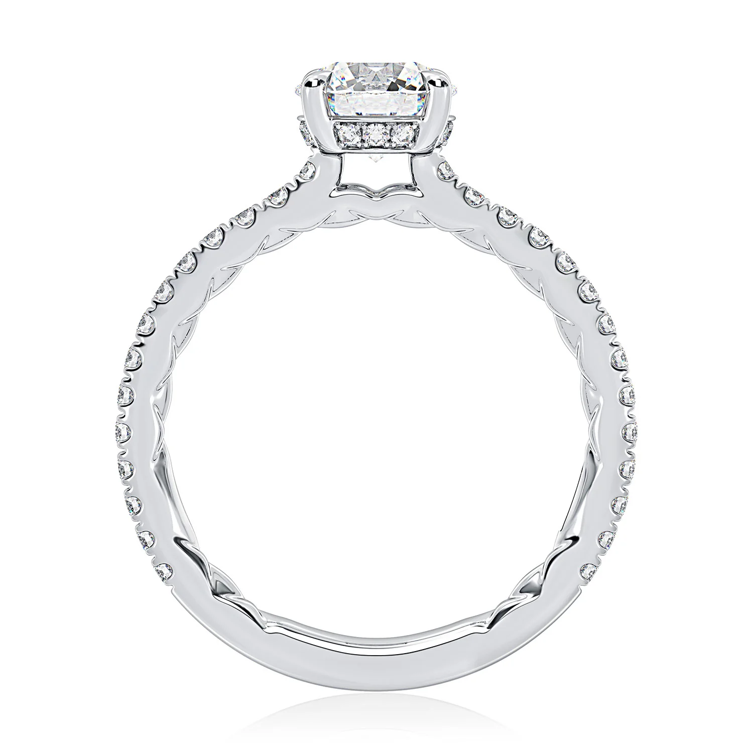 A.JAFFE 14K Diamond Engagement Ring MECRD2907Q - Image 2