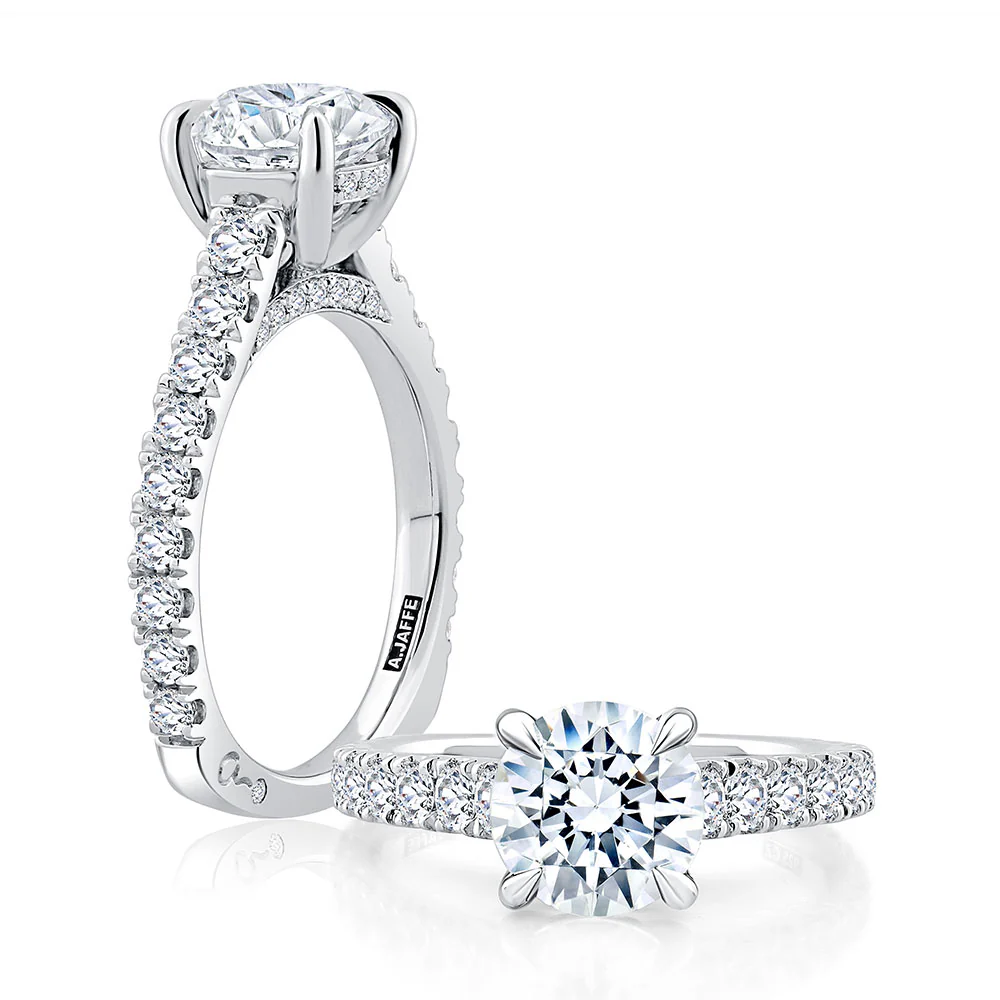 A.JAFFE 14K Engagement Ring - Image 3