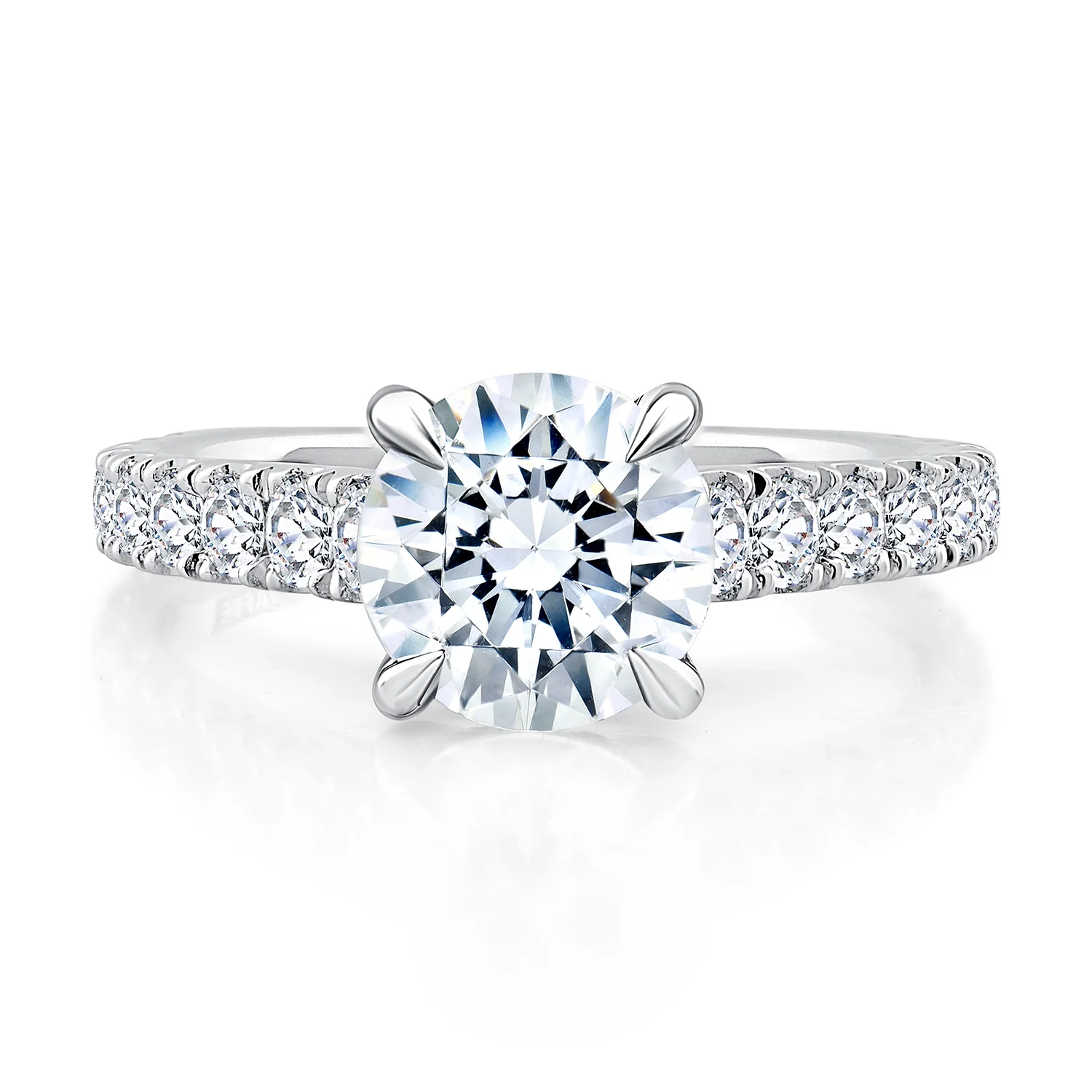 A.JAFFE 14K Diamond Engagement Ring
