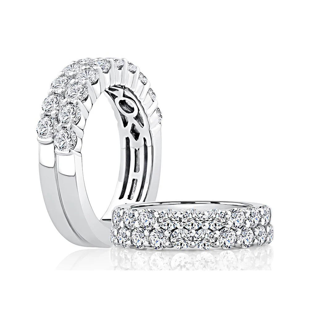 A.JAFFE 14K Diamond Eternity Band - Image 3
