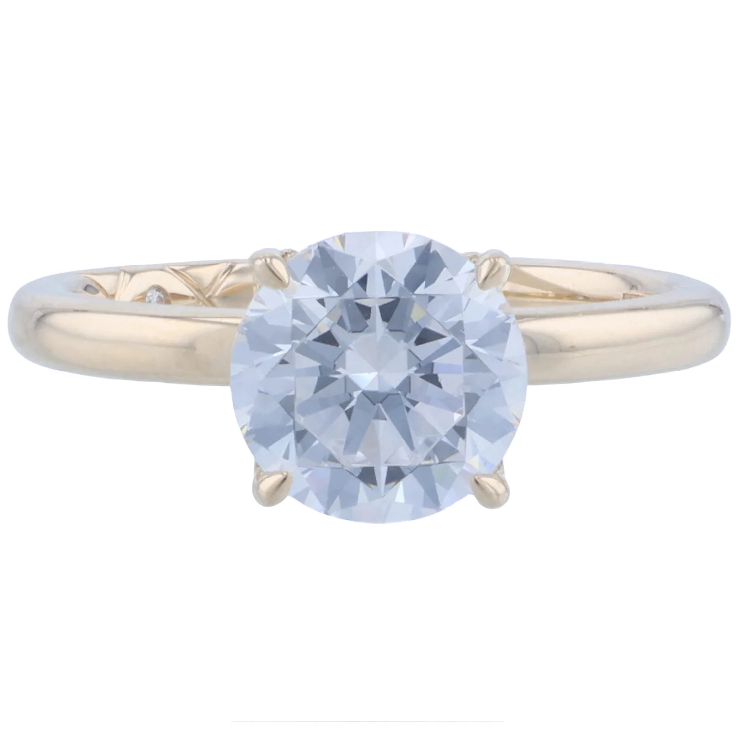 A.JAFFE 14K Diamond Solitaire Engagement Ring