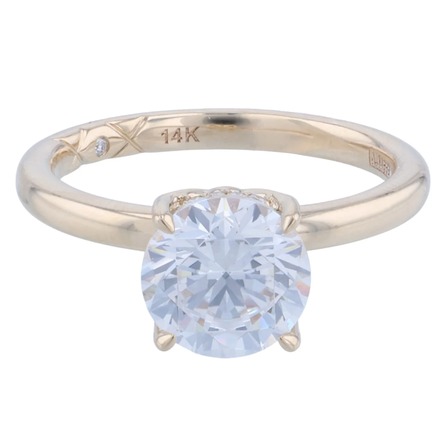A.JAFFE 14K Diamond Solitaire Engagement Ring - Image 2