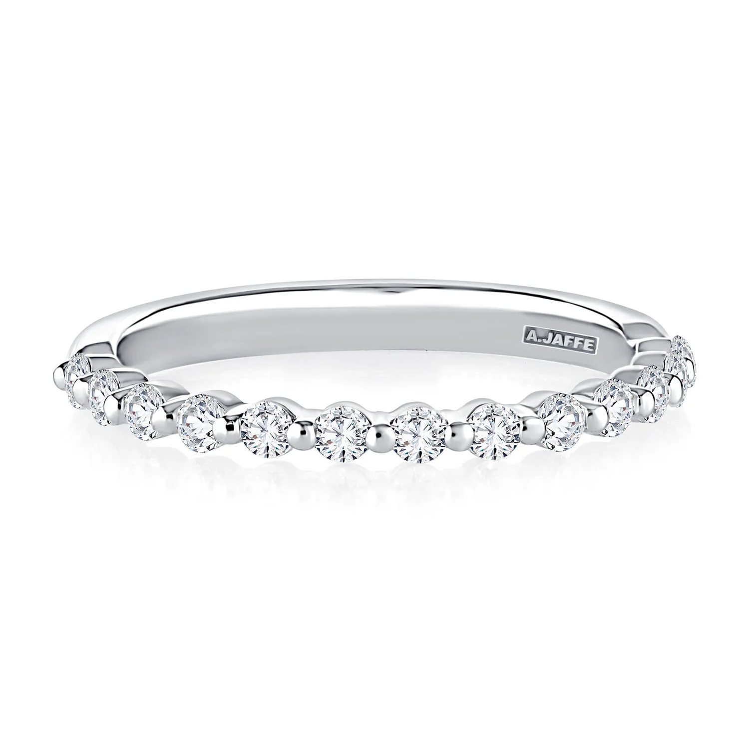 A.JAFFE 14K Diamond Wedding Band