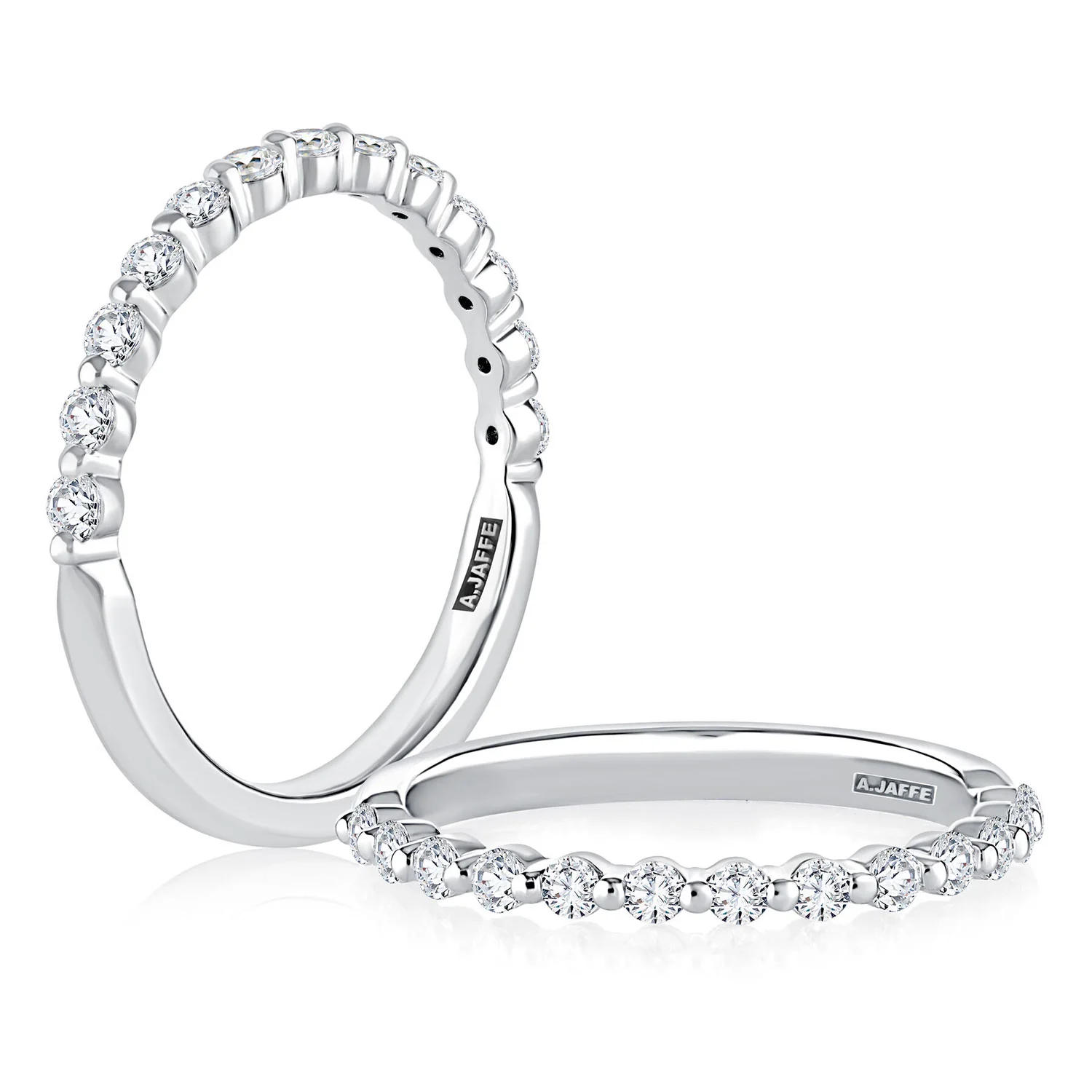 A.JAFFE 14K Diamond Wedding Band - Image 3