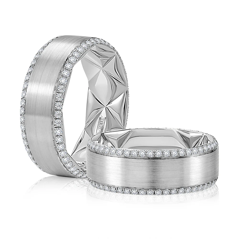 A.JAFFE 14K Diamond Wedding Band - Image 2