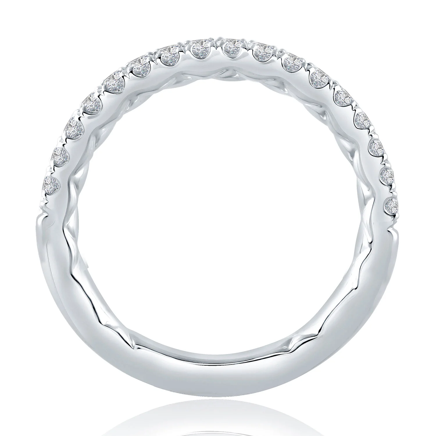 A.JAFFE 14K Diamond Wedding Band MR2141Q - Image 2